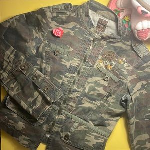 Sirens Military Camo Cargo Jacket 🐛